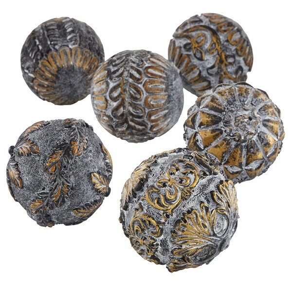 Shop 6 Pcs Orbs Decorative Balls Set For Bowls And Vases